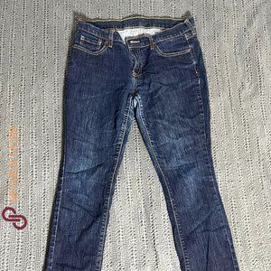 Old Navy Women's 10 Short-cut Slim Dark Blue Jeans